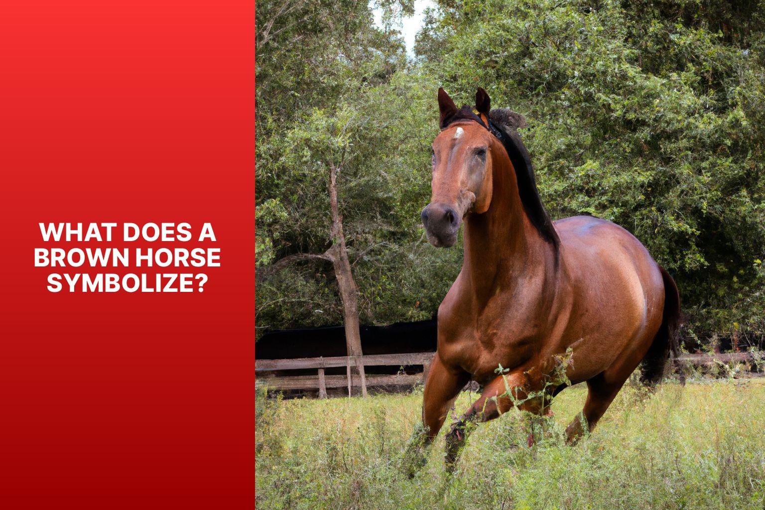 What Does a Brown Horse Symbolize? - brown horse dream meaning 