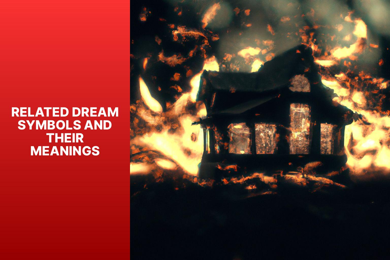 Related Dream Symbols and Their Meanings - burning house dream meaning 