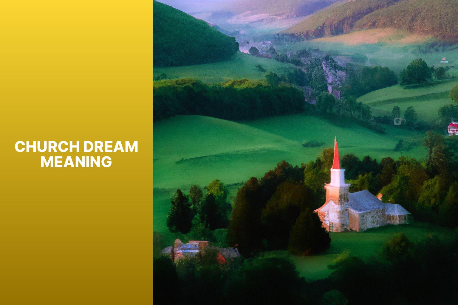 Church Dream Meaning - church dream meaning 