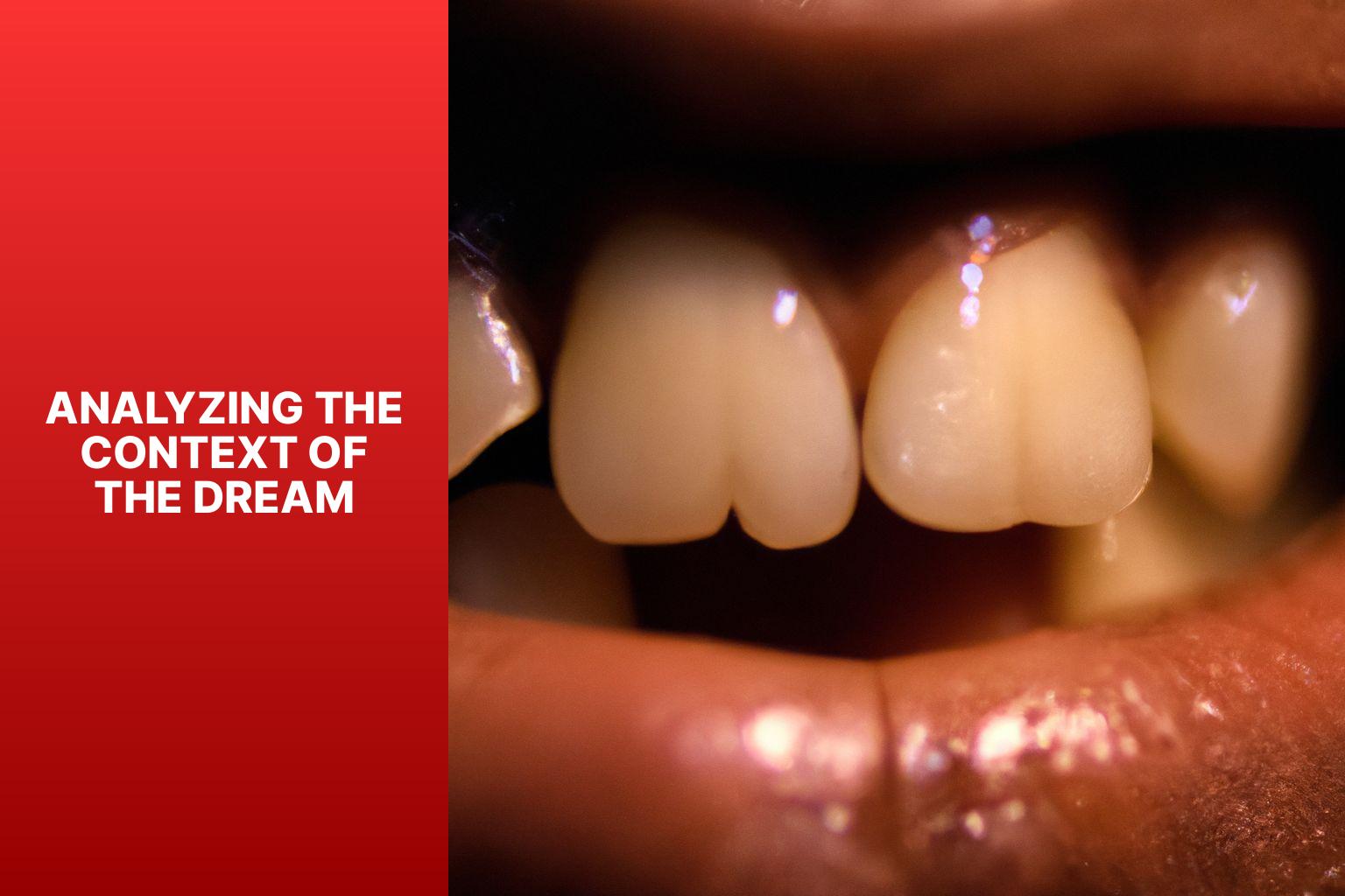 Analyzing the Context of the Dream - rotten teeth dream meaning 