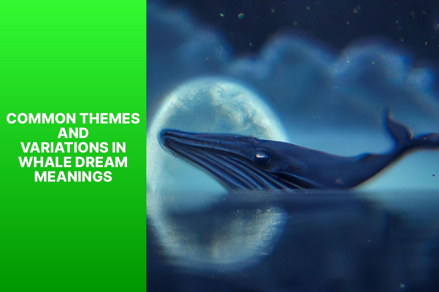 Common Themes and Variations in Whale Dream Meanings - whale dream meaning 