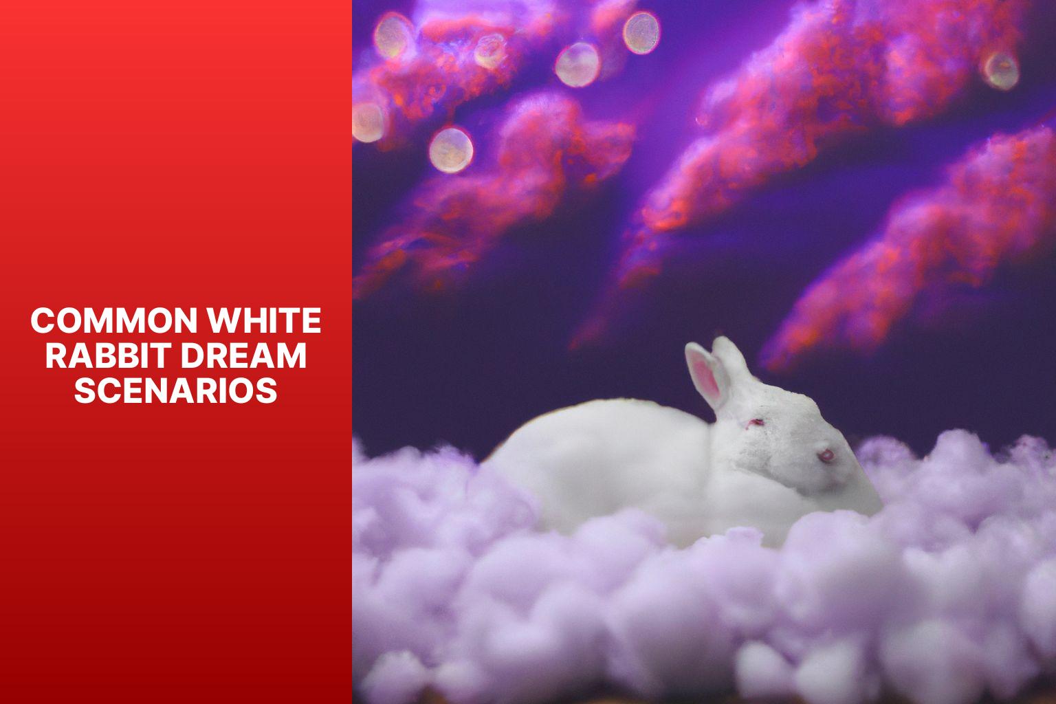Common White Rabbit Dream Scenarios - white rabbit dream meaning 