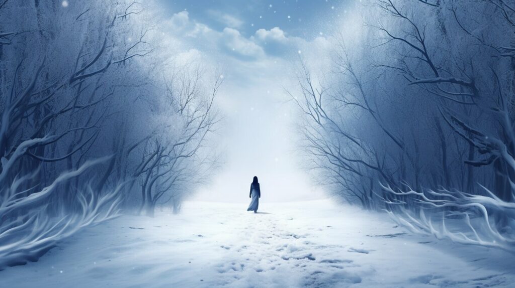 walking in snow dream analysis