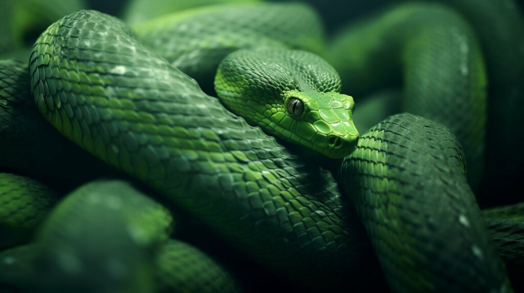 Symbolic Representation of Green Snakes