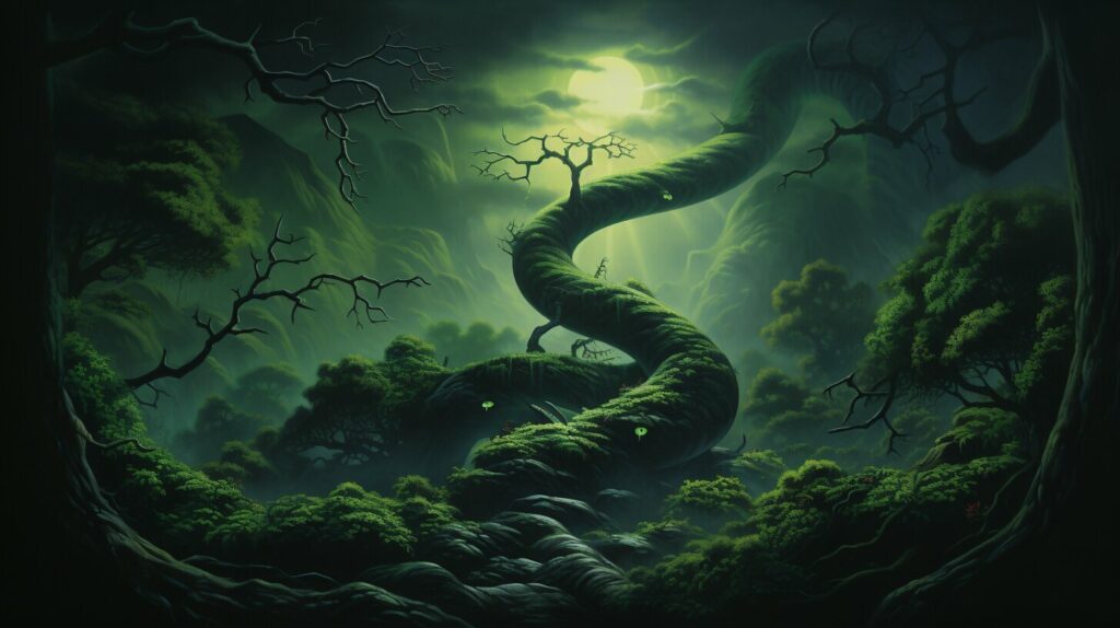 green snake in dream