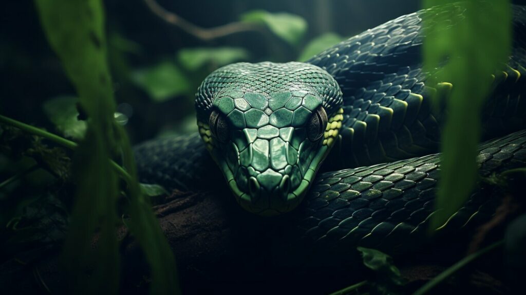 psychological significance of green snakes