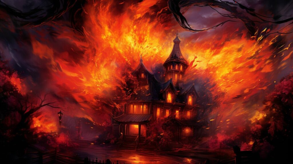 spiritual significance of dreaming about a house on fire